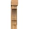 Ekena Millwork Balboa Block Rough Sawn Bracket w/ Offset Brace, Western Red Cedar, 8"W x 30"D x 36"H BKT0806X30X36BOA05RWR - alternate 4